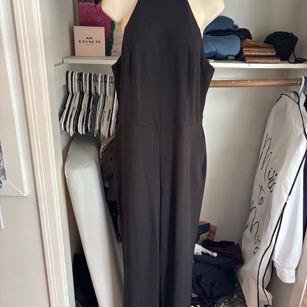 Black Halter Jumpsuit